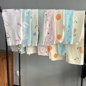 Defect code breakage treatment, pregnant women's adjustable pajamas, autumn and winter air cotton pure cotton maternity belly support pants during pregnancy