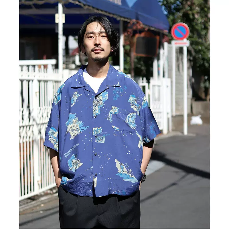 PORTER CLASSIC X JOURNAL STANDARD ALOHA SHIRT 夏威夷短袖襯衫-Taobao