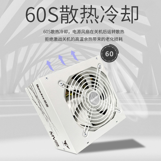 750W HUNTKEY GX750M PSU | 80+ Gold Huntkey ホワイト 750W PSU HK850