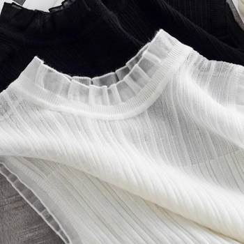 Bed collar of laceless collars in sleeveless wood ear
