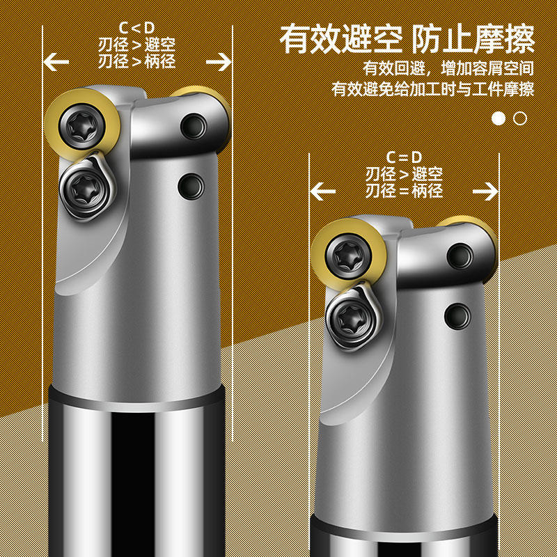 数控圆鼻铣刀杆4R/5R/6R铣床抗震刀杆EMR-C20 21 25 30立铣飞刀杆-淘宝网