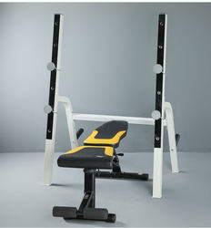 Squat Rack, Weight Bench, Bench Press Rack, Barbell Rack, Weightlifting Rack, Barbell Olympic Bar, Professional Fitness Equipment