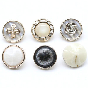 
High-end coat top windbreaker cuff suit button round button versatile men and women wool small fragrance suit button