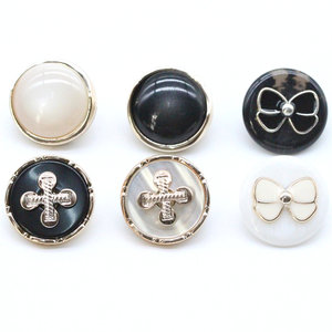 
Round small fragrance style suit buttons high-end coat buttons versatile men and women wool tops windbreaker cuff suit buttons