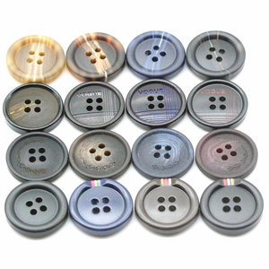 
Wear men's and women's woolen tops windbreaker cuff suit button round British style suit button metal coat button