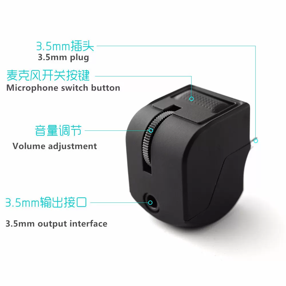 索尼ps4 Pro耳机音频调节适配器新品psvr手柄音量麦克风控制器