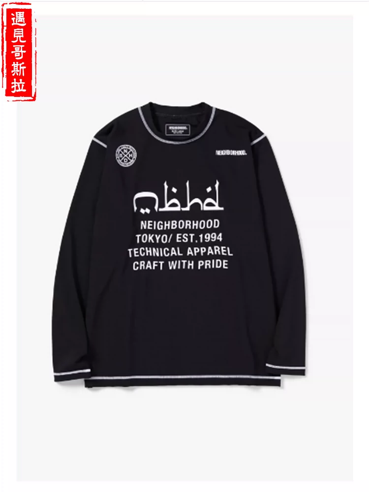 NEIGHBORHOOD RASH GUARD/E-CREW.LS 20SS多標速乾防曬衣長袖T恤-Taobao