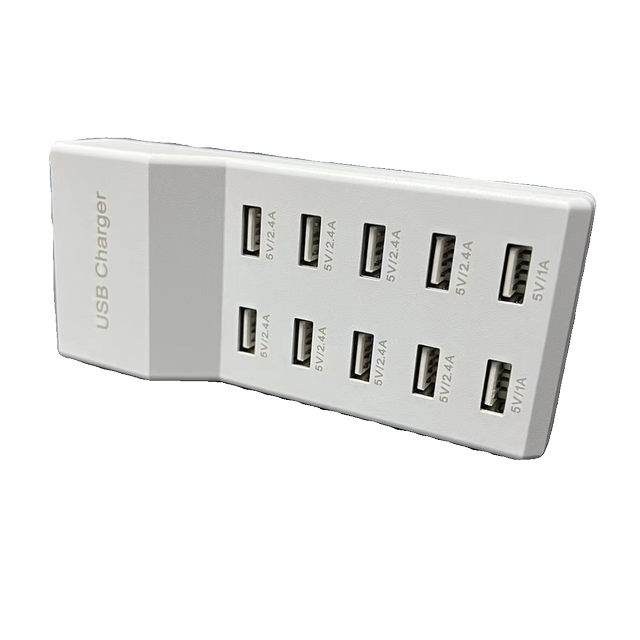 10-port USB charger high-power 10A smart fast charging pile mobile ...