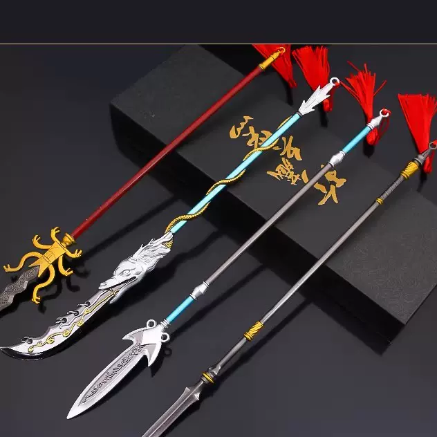 三色銅-青龍刀装侍刀（青色大漆金）古兵器 武具　刀装具　日本刀　模造刀 居合刀 三色銅-青龍刀装侍刀（青色大漆金）古兵器 武具 刀