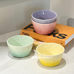 High-Quality Ceramic Rice Bowl for Personal Use, 2025 New Model, Household Eating Bowl, Particularly Beautiful and Exquisite Small Bowl