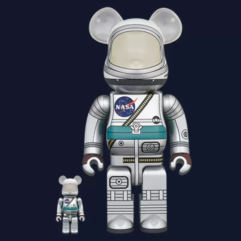 PROJECT MERCURY ASTRONAUT 100%＆400% Bearbrick Project Mercury