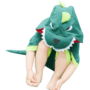 
Children's pure cotton one-piece short-sleeved dinosaur pajamas summer cartoon animal baby home clothes thin boys' cute clothes