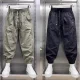 Spring and Autumn Thin Quick-Drying Pants Trendy Loose Men's Pants Cropped Pants Casual Pants 2025 New Ice Silk Sports Harun
