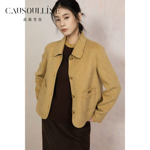 
Goss Xuelan 2025 winter new style Korean style simple sheep wool short coat mall same style 25411787