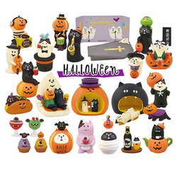 Halloween Pumpkin Japanese Cat Zakka Miniature Scene Dollhouse Props Decoration Gift Ornament
