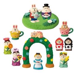 Alice's Garden Country Japanese-Style Cat Creative Trendy Resin Bunny Figurine Zakka Bonsai Decoration ins Gift