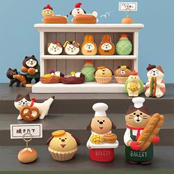 Japanese-Style Cat Zakka Goods, Food and Toys, ins Bread Bakery Coffee Shop Decoration, Photography Props, Miniature Ornaments