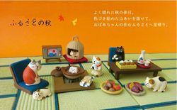 Cute Japanese-Style Cat Zakka Mini Japanese Scene Figurines Photo Props