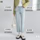 Straight-leg jeans for women 2025 spring and summer new style moonlight blue high-waisted narrow version retro nine-point petite cigarette pants