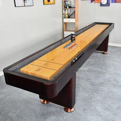 Competition-Specific Shuffleboard Table, High-End Indoor Leisure and Entertainment, Bar Party Entertainment, Luxury Shuffleboard Table