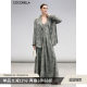 Pre-sale COCOBELLA only has this green printed suit + shirt + double-sided dress SI3028-2