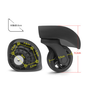 Swiss Army Knife Trolley Case Trunk Wheel Accessories Hongsheng A-87 Silent Universal Wheel Travel Box Luggage Wheel