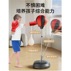 Boxing Speed Ball for Children, Home Stress-Relief Sandbag, Kids' Sandbag, Wobble Boxing Target, Reaction Training Equipment