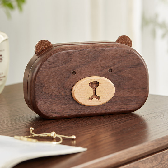 From JAPAN,Big Acorn and Cute Squirrel Jewelry Box,jewelry case,ring on sale box,present,Valentine's Day,birthday,friend gift