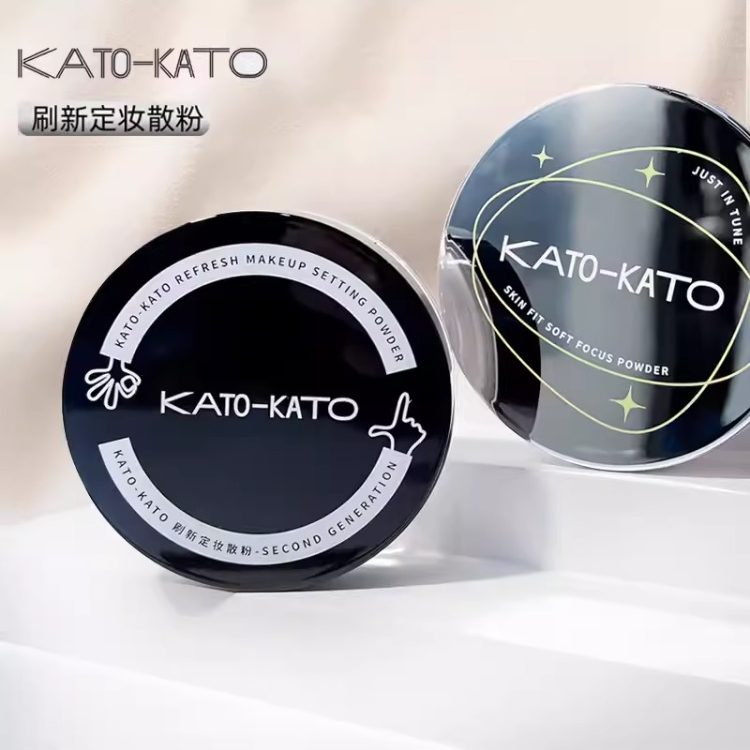 Kato рассыпчатая пудра для фиксации — контроль жирности, стойкий макияж, водостойкая пудра против пота