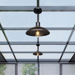 Outdoor Chandelier, Aisle, Balcony, Terrace, Door, Ceiling Lamp, Sun Glass Room Lighting, Outdoor Waterproof Garden Lamp