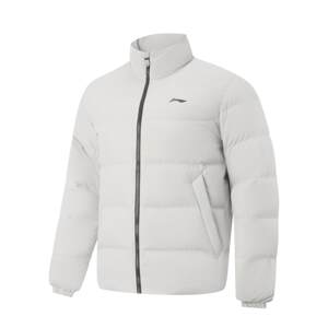 
Li Ning genuine fitness series men's water-repellent three-dimensional cutting versatile stand-collar short down jacket AYMV215