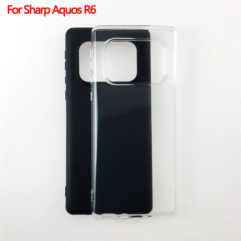 適用於夏普Sharp Aquos R6保護套SH-51B手機保護殼磨砂布丁素材TPU-Taobao