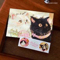 Morning Rain Meow Meow Dog Envelope High-End Style ins Cute and Adorable Pet Animal Handwritten Love Letter for Boyfriend or Girlfriend