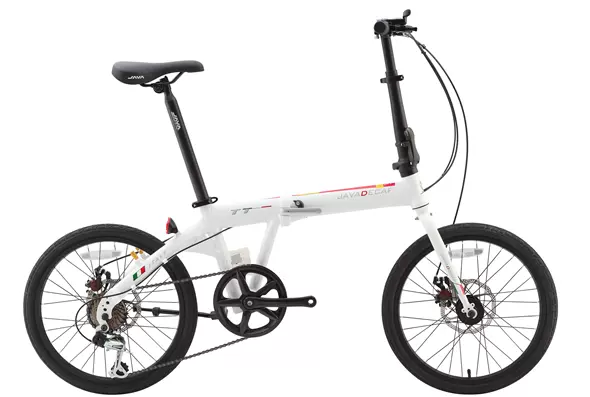 JAVA折叠车TT-7S-D双碟刹7速铝合金折叠自行车代步车