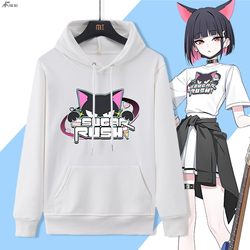 Sweatshirt in the Same Style as the Band Akiyama Kazusa, Azure Archive Merchandise, Cosplay Costume, Unisex Student Uniform, Loose Jacket