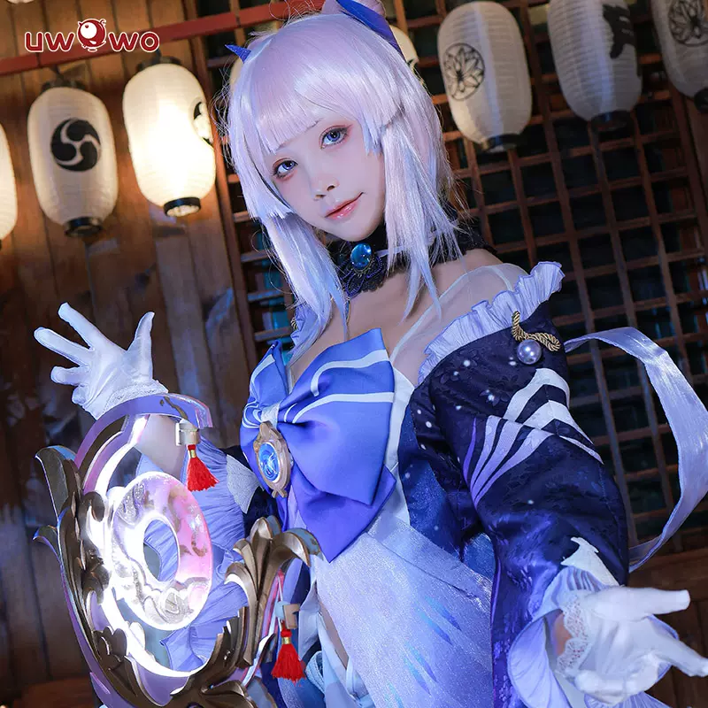 现货uwowo悠窝窝原神cosplay服装女珊瑚宫心海真珠之