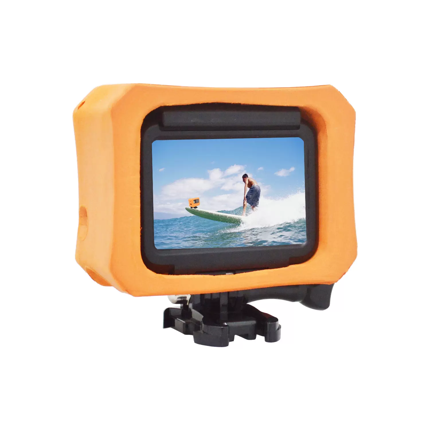 新品供应GoPro Hero 5/6 防水壳防沉漂浮保护套浮标保护框-Taobao