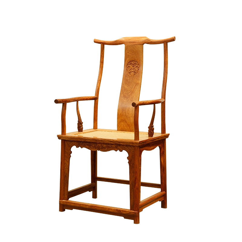 【木】　★ 家具 紅木透彫花鳥紋官帽椅 ★　民国期　鵲 梅花 彫刻文様　明清家具 木】 ☆ 家具 紅木透彫花鳥紋官帽椅 ☆ 民国期 鵲 梅花 彫刻文様
