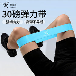 Elastic Band 30 Pounds Rehabilitation Training Mini Fitness Resistance Band for Men and Women, Stretching Elastic Loop for Strength Training and Leg Exercises