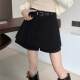 New spring and summer solid color skirt and age-reducing pleated skirt for women, large size high waist versatile suit short skirt A-line skirt