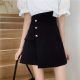 
Large size versatile irregular A-line skirt for women, summer, slightly fat mm high waist, belly-covering skirt and pants, slim short skirt
