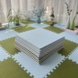 Spliced Floor Mats for Home Use, Large Area Full Coverage, Bedroom Tatami Floor Mats, Moisture-Proof, Maintenance-Free Carpets, Thickened