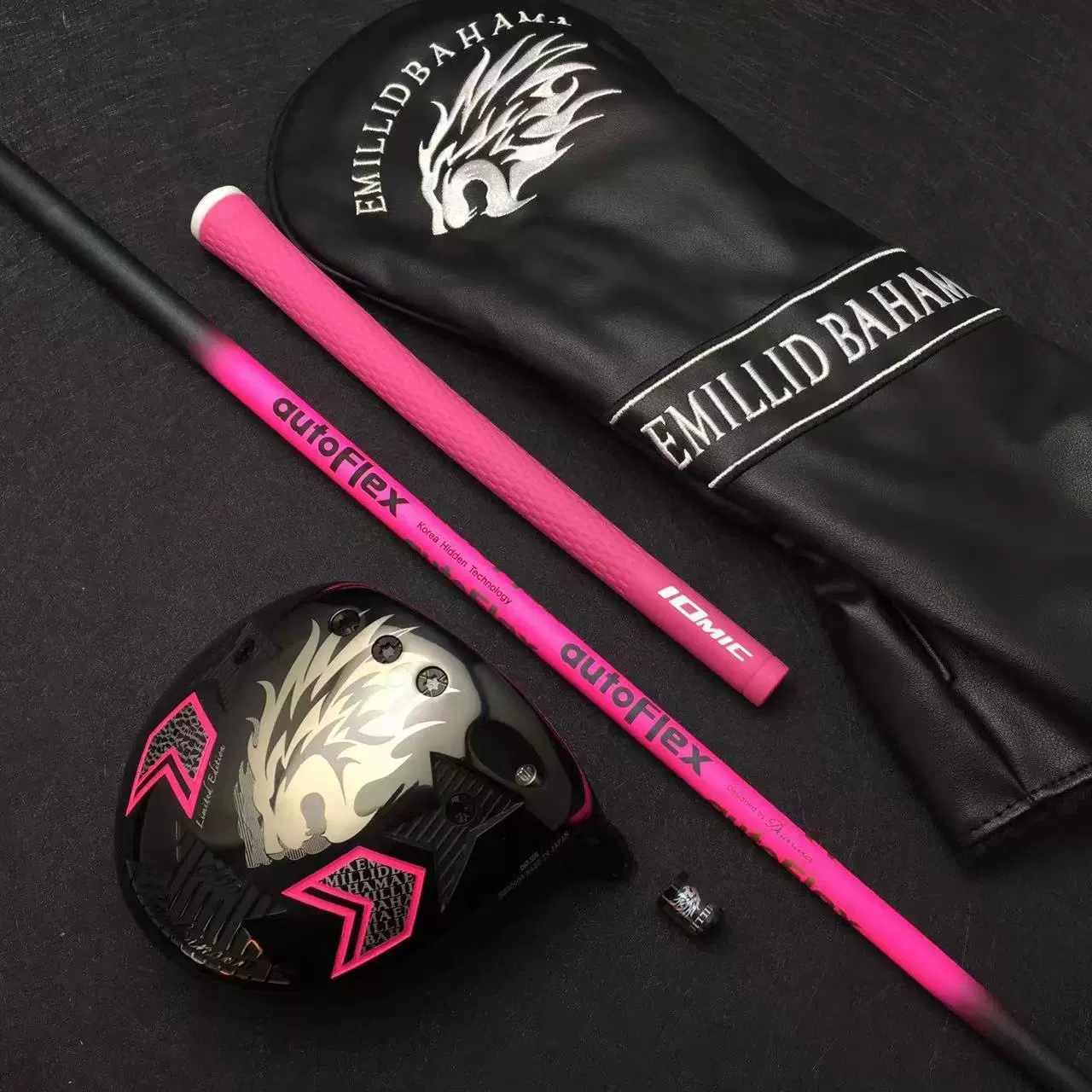 kーsting【未使用・超美品】EMILLID BAHAMA 日本狮头白牙一号木EMILLID BAHAMA MAX486高尔夫超标一号木