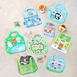 Children's Day Cute Cartoon Portable Jewelry Storage Bag, Girly Snack Self-Sealing Packaging Bag, Soft and Adorable