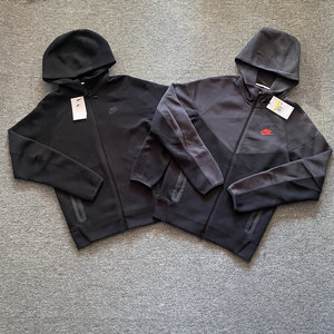 
Nike TECH FLEECE men's knitted double zipper head hooded jacket jacket FB7922-013