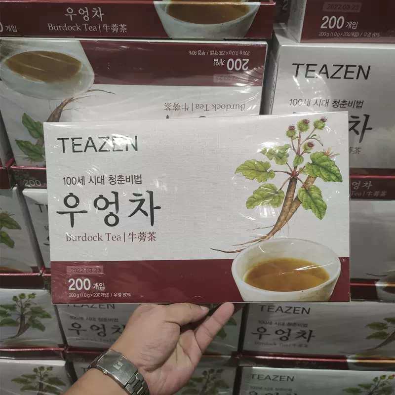 上海costco代购国内开市客韩国进口牛蒡茶 代用茶 1g 0