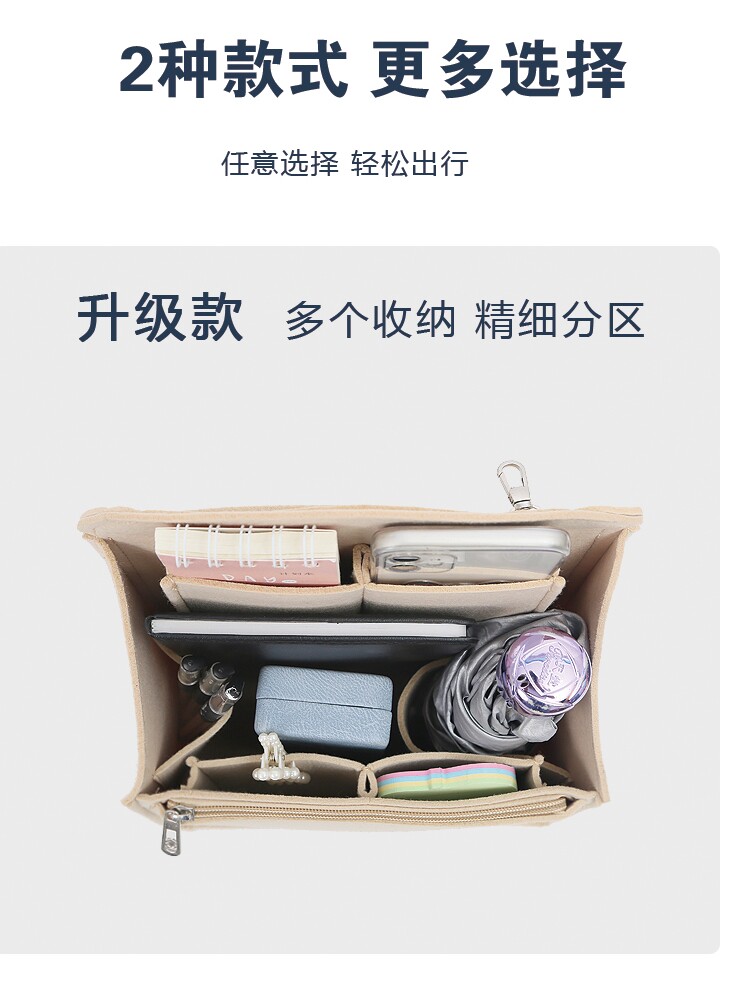 Backpack Inner Liner - Storage Compartment Organizer