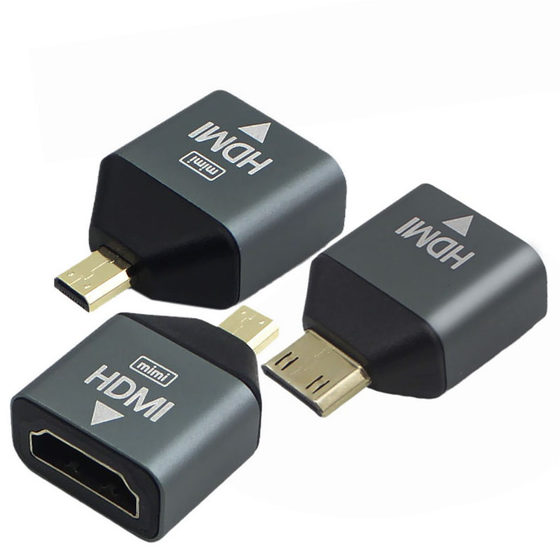 
Eight Eagle MiniHDMI to HDMI female Micro hdmi to hdmi screen projection notebook SLR camera computer graphics card TV adapter suitable for PS4 Nikon Canon DV camera