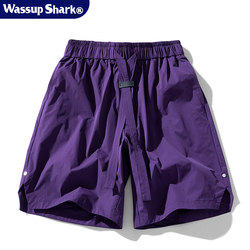Trendy brand icy quick-drying casual sports shorts for men in summer