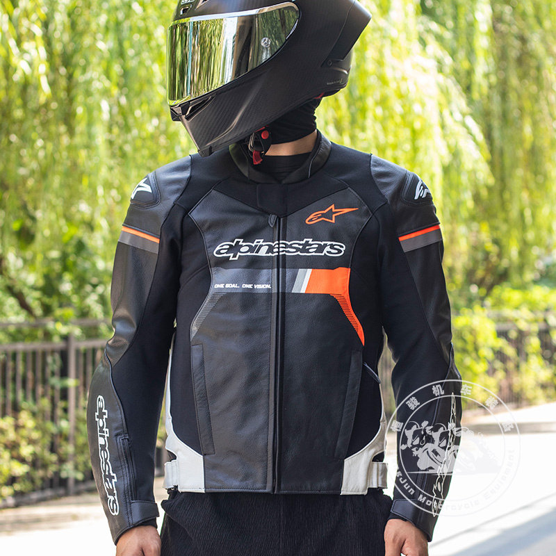 Alpinestars GP Force レザーバイクジャケット - メンズ